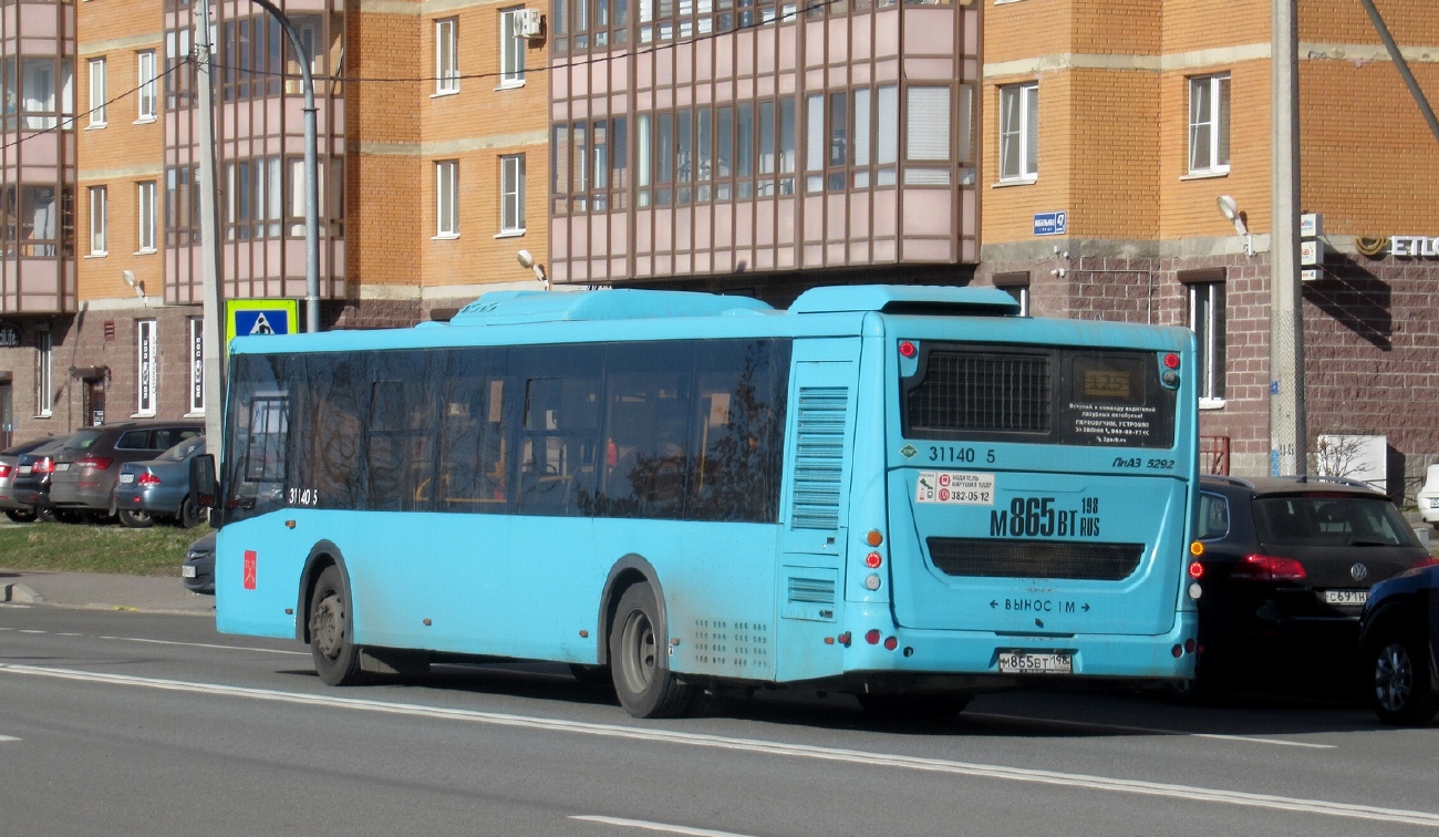 Санкт-Петербург, ЛиАЗ-5292.67 (LNG) № 31140