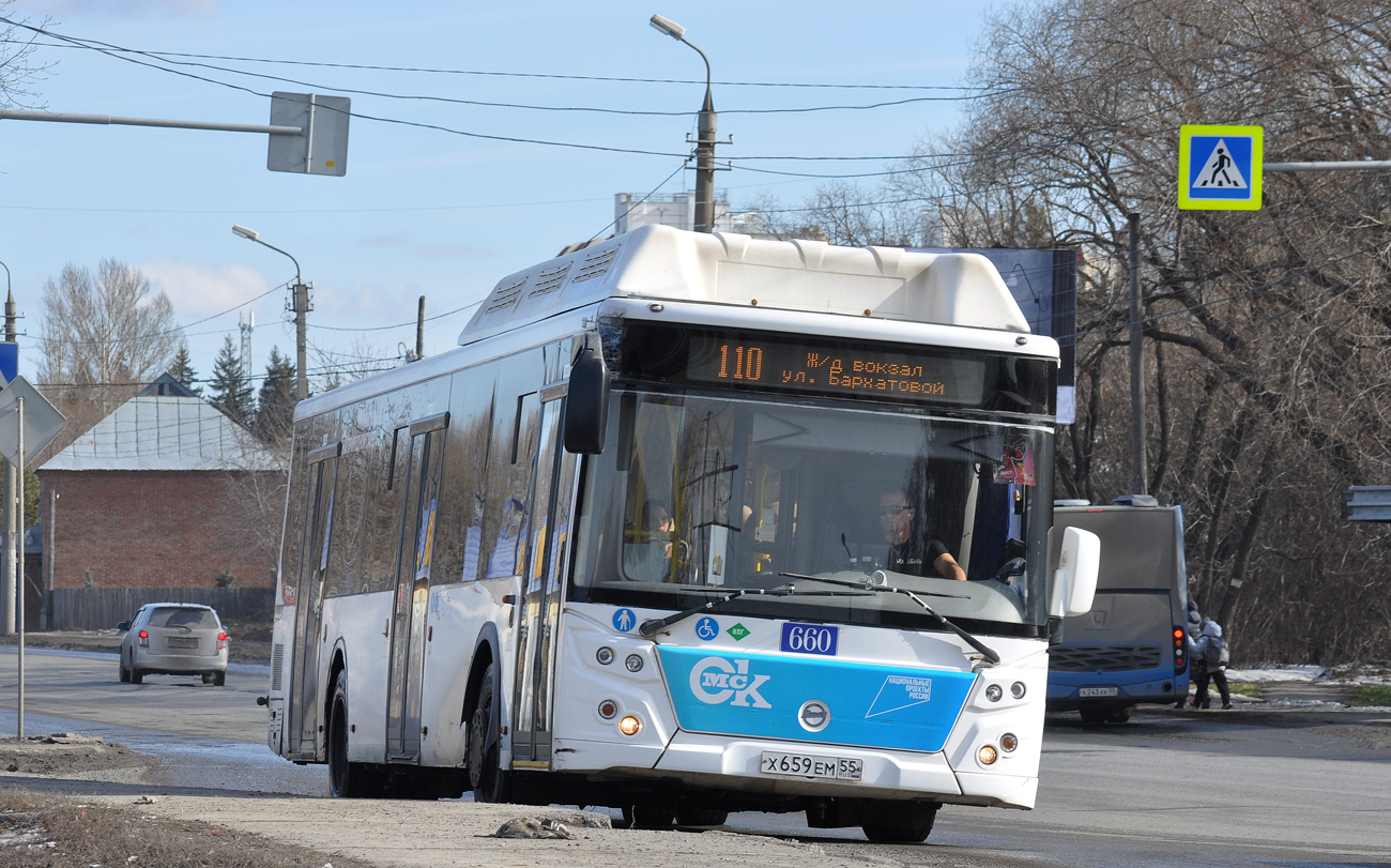 Омская область, ЛиАЗ-5292.67 (CNG) № 660