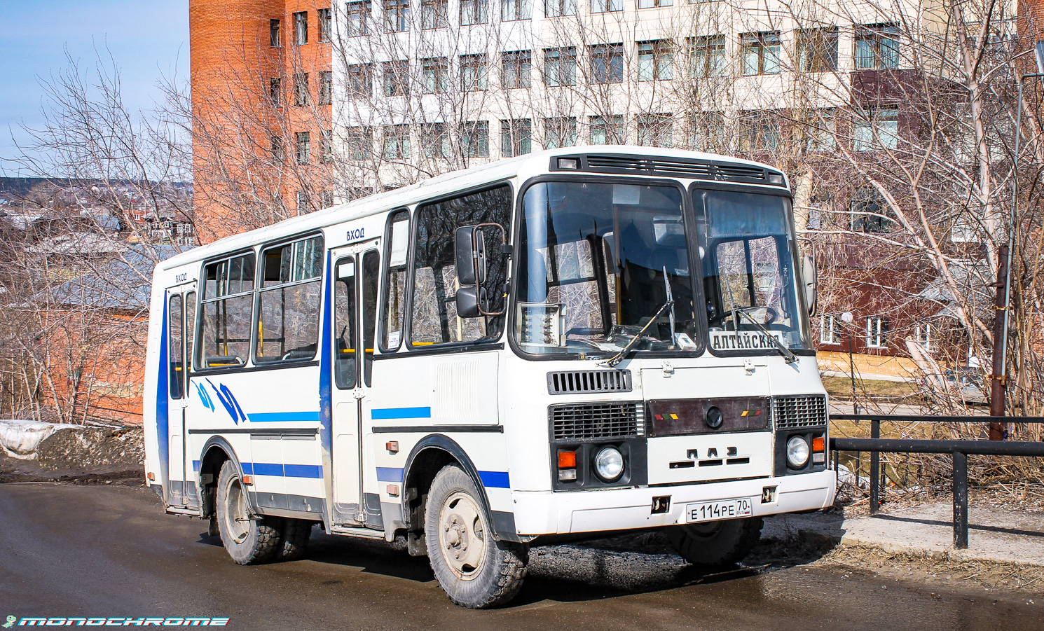 Томская область, ПАЗ-32054 № Е 114 РЕ 70