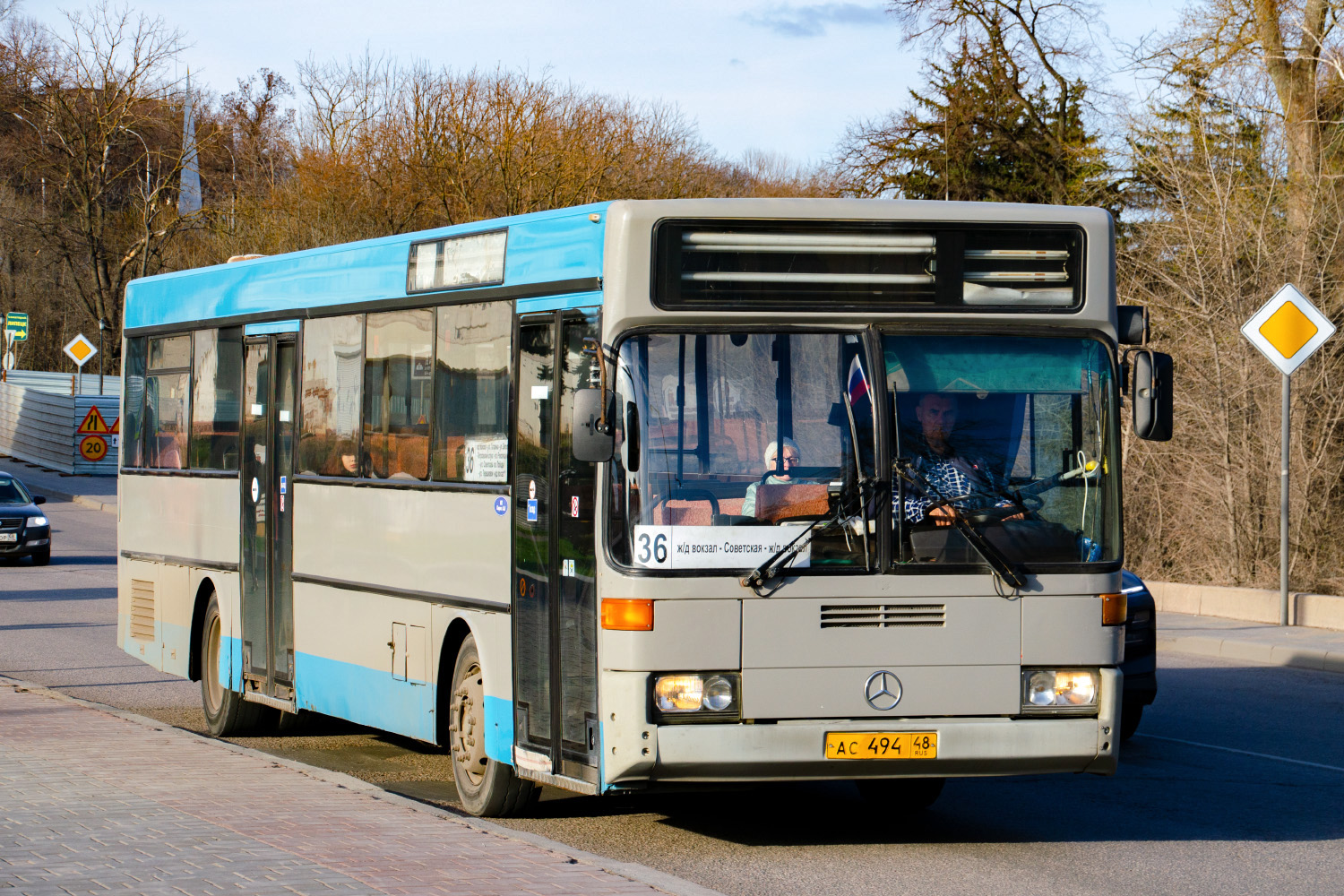 Липецкая область, Mercedes-Benz O405 № АС 494 48