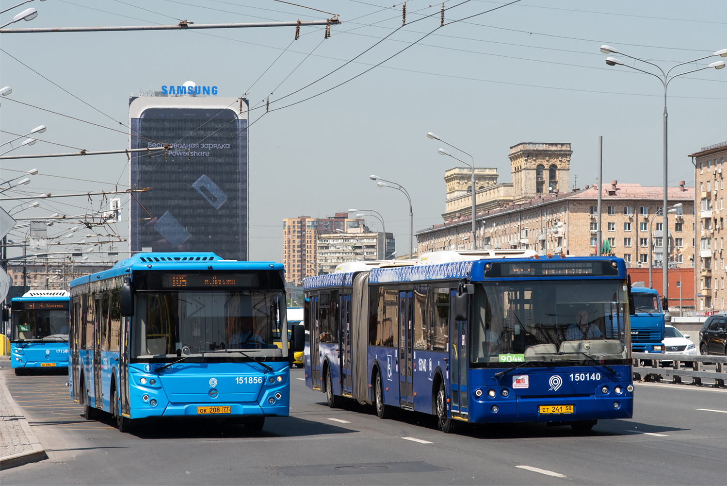 Москва, ЛиАЗ-5292.65 № 151856; Москва, ЛиАЗ-6213.22 № 150140