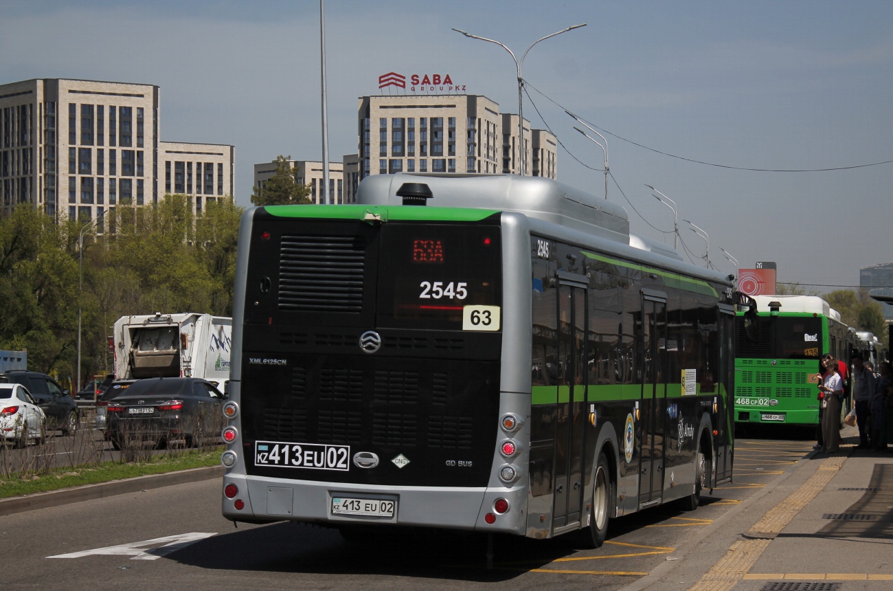 Алматы, Golden Dragon XML6125CN (Hyundai Trans Auto) № 2545 Алматы, Golden Dragon XML6125CN (Hyundai Trans Auto) № 2545