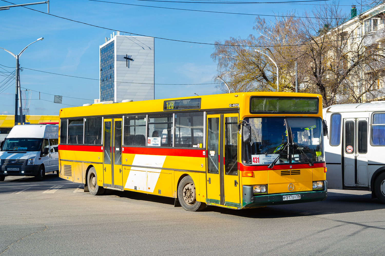 Пензенская область, Mercedes-Benz O405 № Р 817 ВУ 58