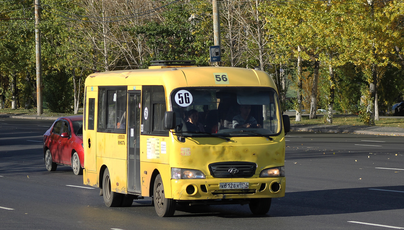 Челябинская область, Hyundai County SWB (ТагАЗ) № Х 812 ЕХ 174
