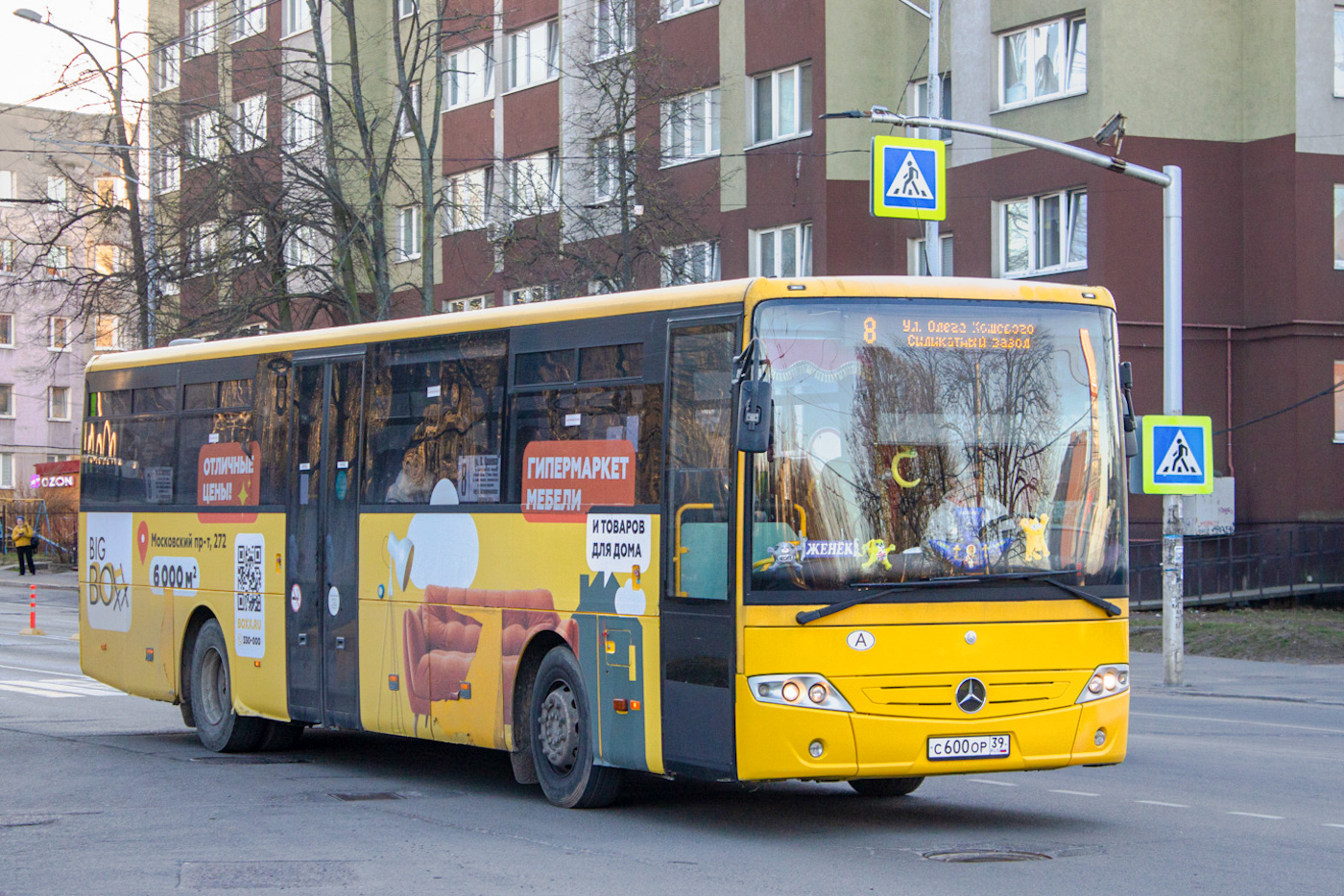Калининградская область, Mercedes-Benz Intouro II E № С 600 ОР 39
