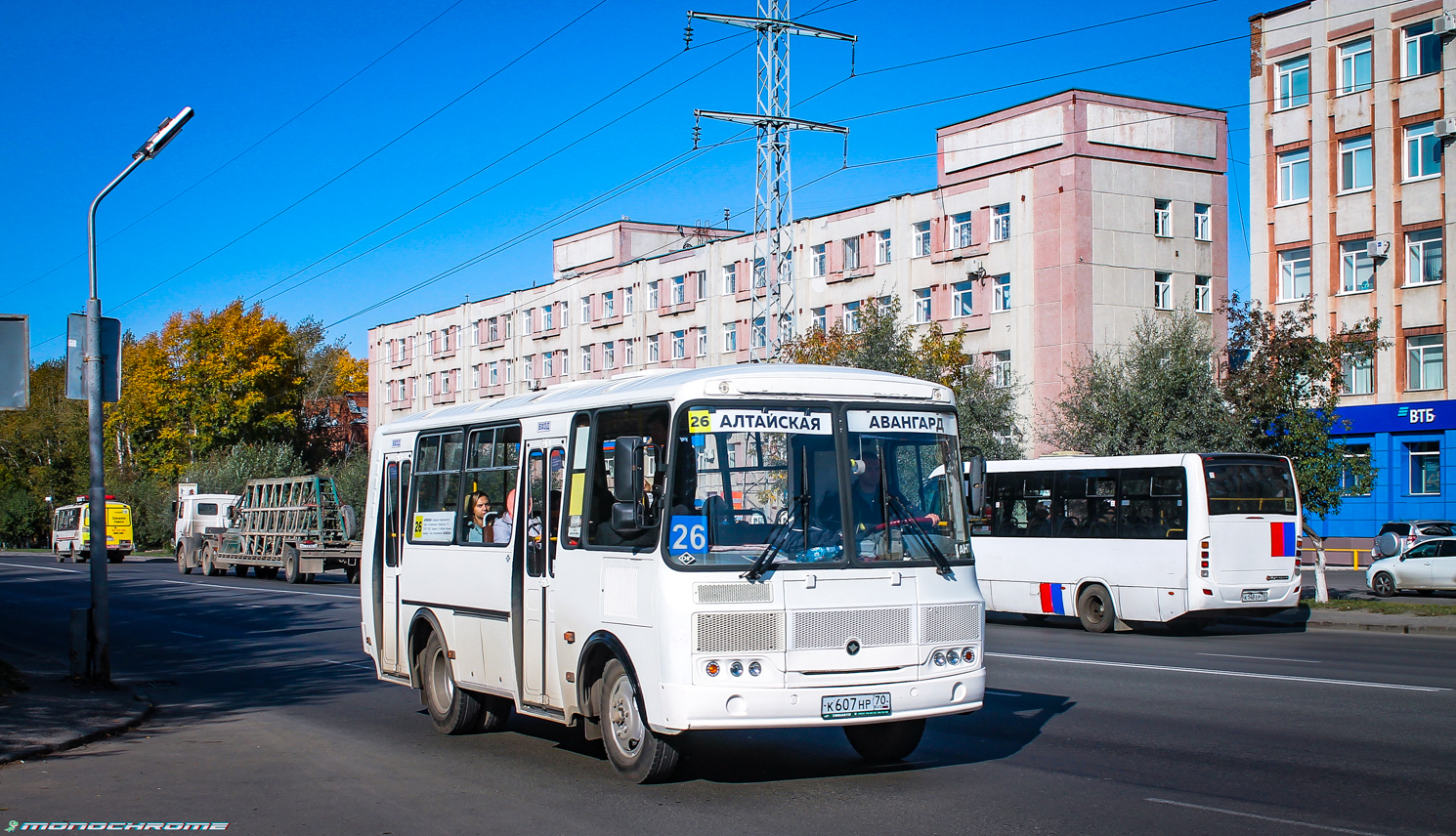 Томская область, ПАЗ-32054 № К 607 НР 70