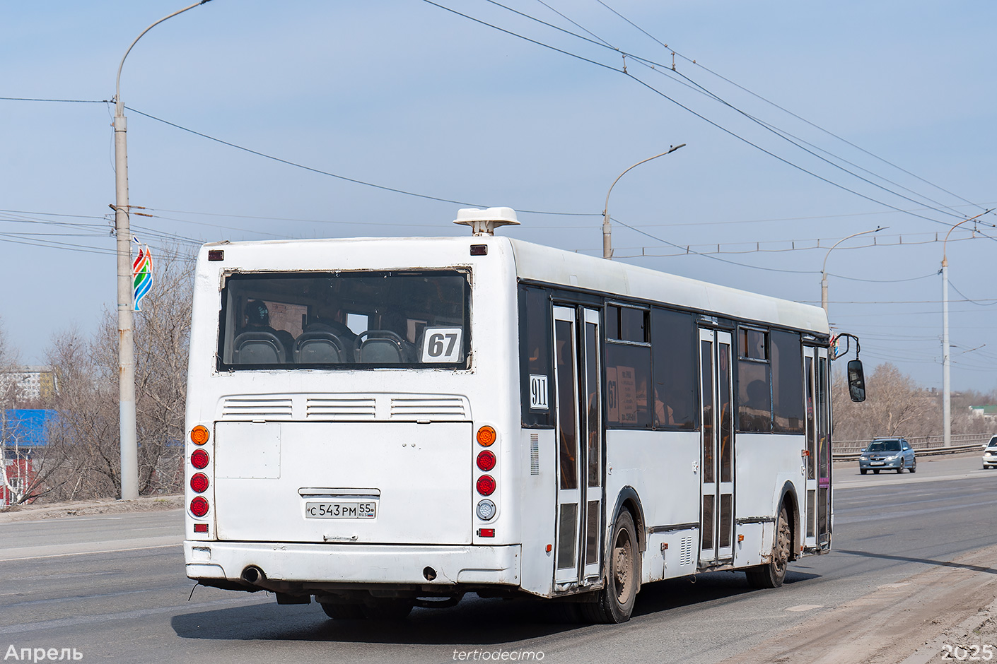 Омская область, ЛиАЗ-5256.53 № 911