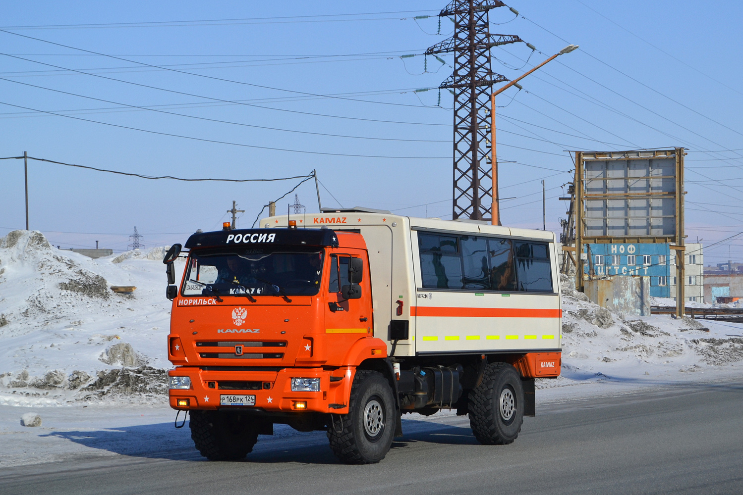 Красноярский край, НефАЗ-42111-24 № Р 168 РК 124