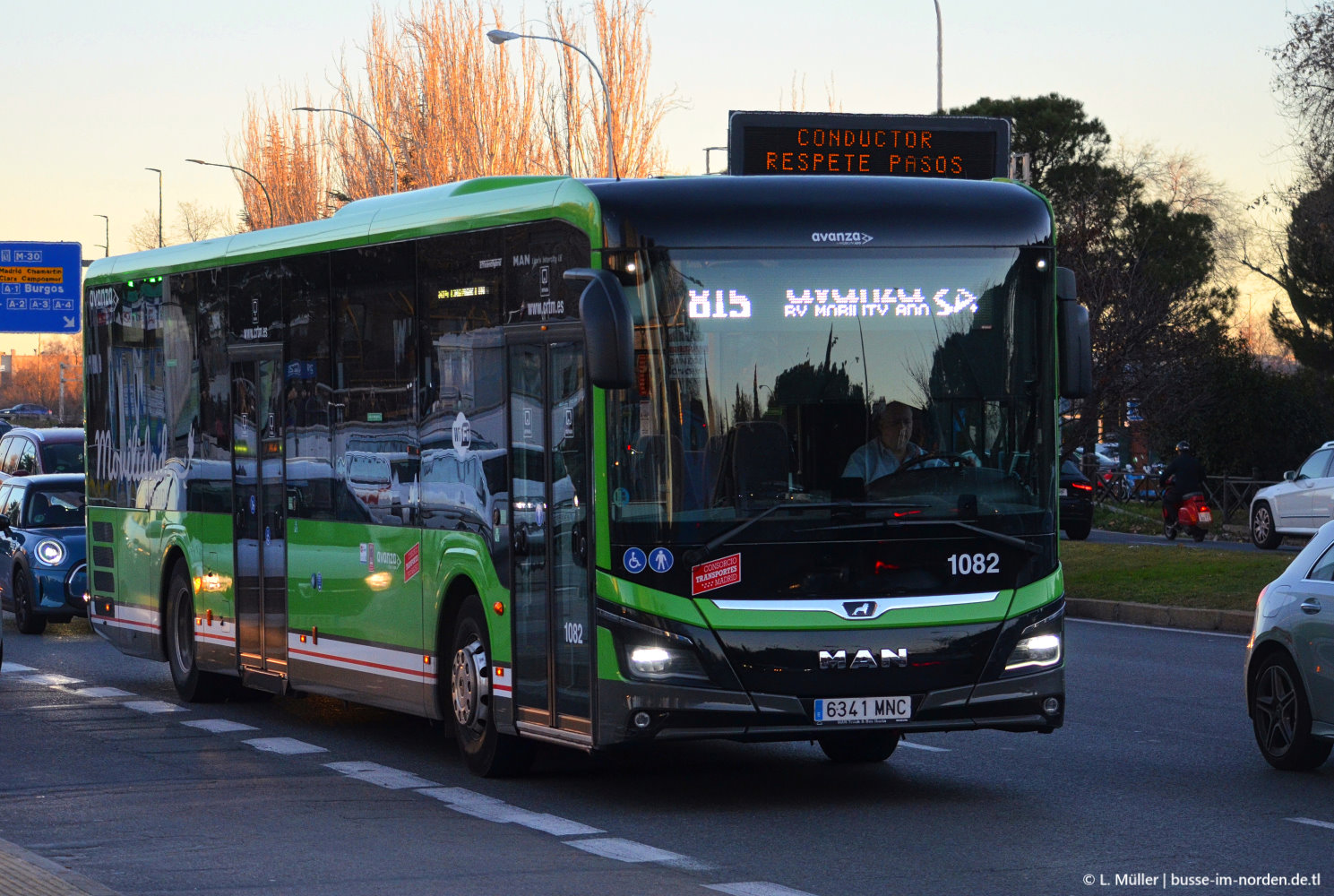 Испания, MAN 43C Lion's Intercity LE 13 LEÜ360 EfficientHybrid № 1082