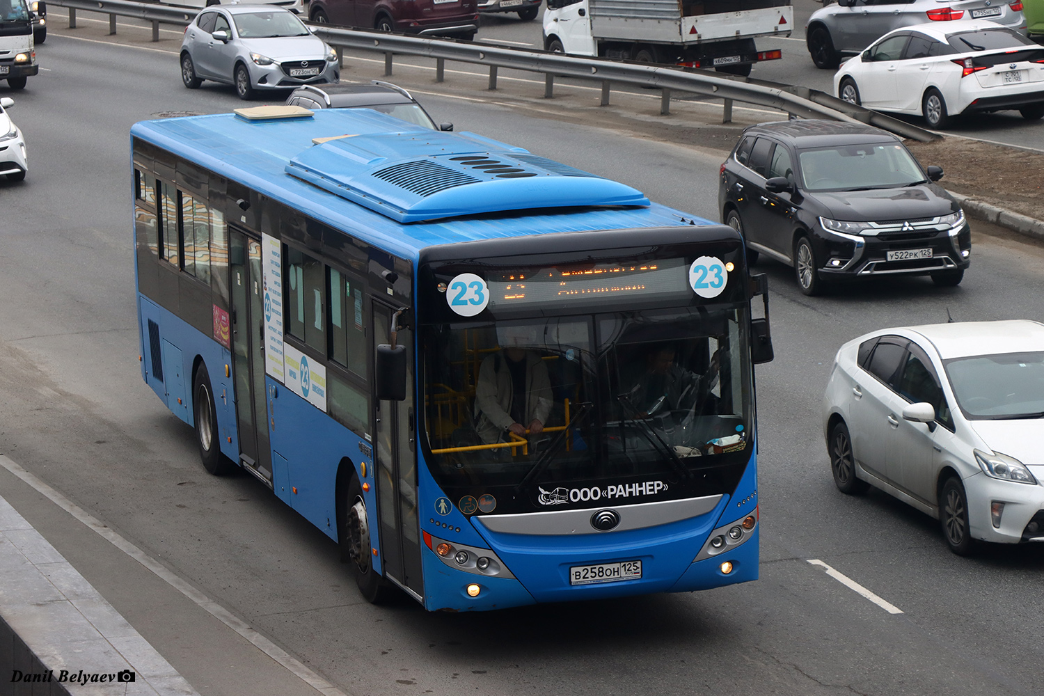 Приморский край, Yutong ZK6118HGA № В 258 ОН 125