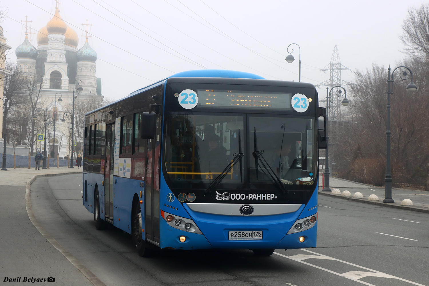 Приморский край, Yutong ZK6118HGA № В 258 ОН 125