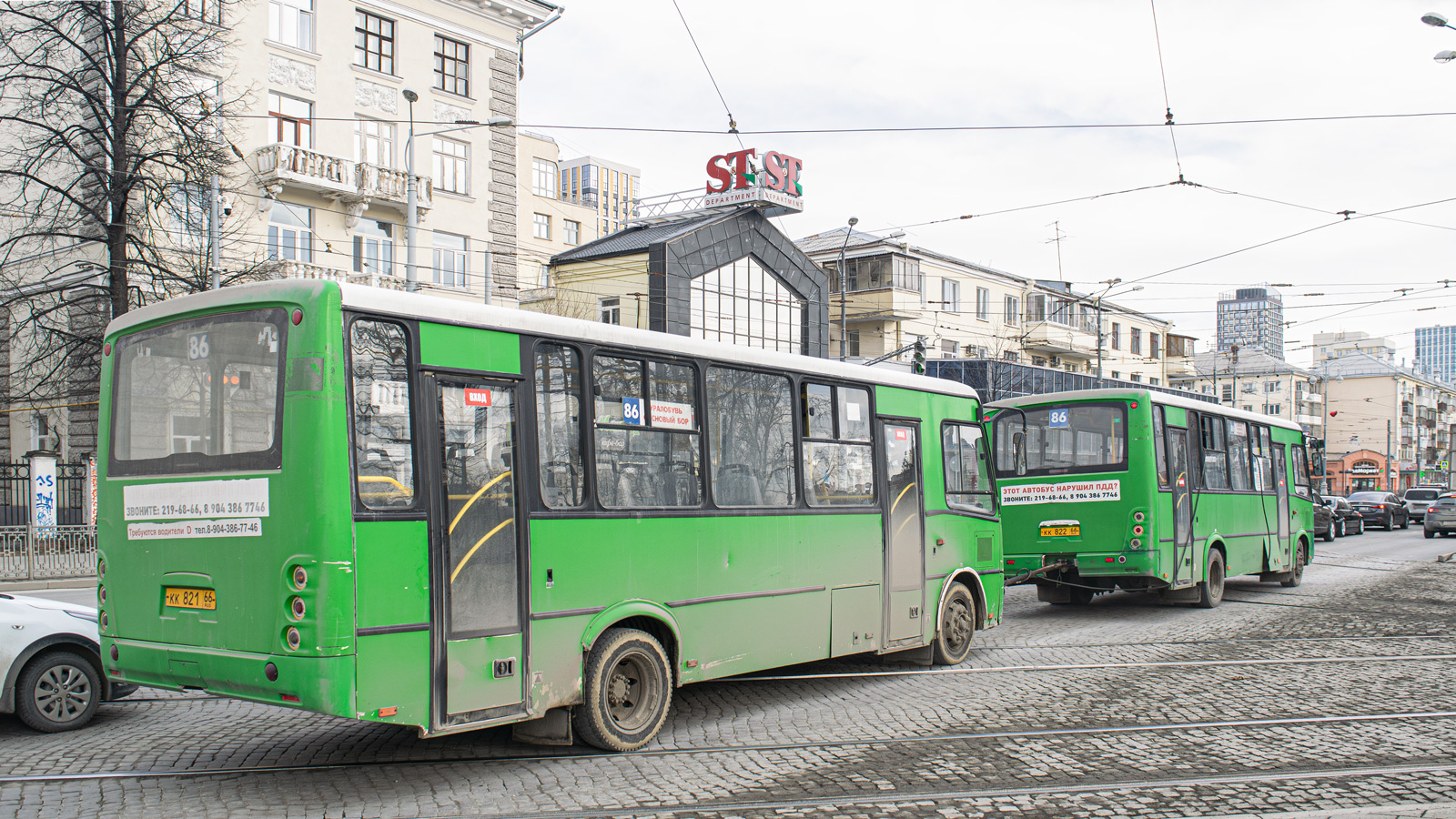 Свердловская область, ПАЗ-320412-05 "Вектор" № КК 821 66