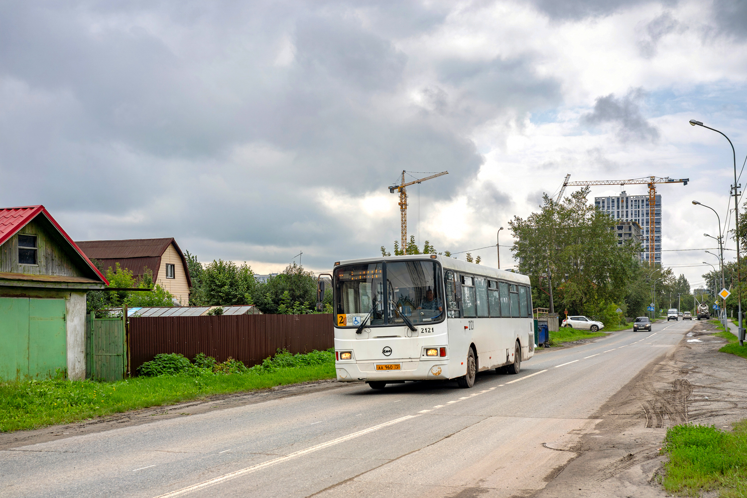 Тюменская область, ЛиАЗ-5293.53 № 2121