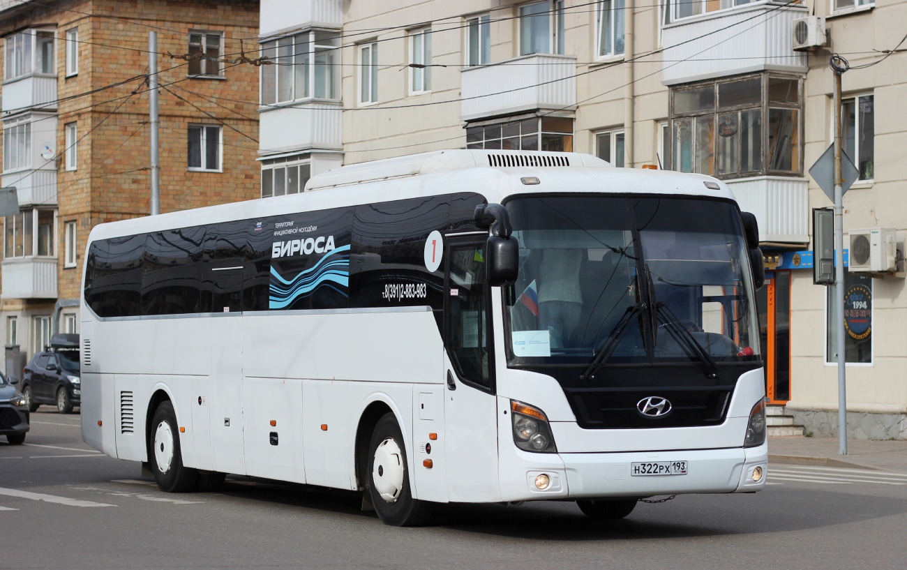 Красноярский край, Hyundai Universe Space Luxury № Н 322 РХ 193 Красноярский край, Hyundai Universe Space Luxury № Н 322 РХ 193