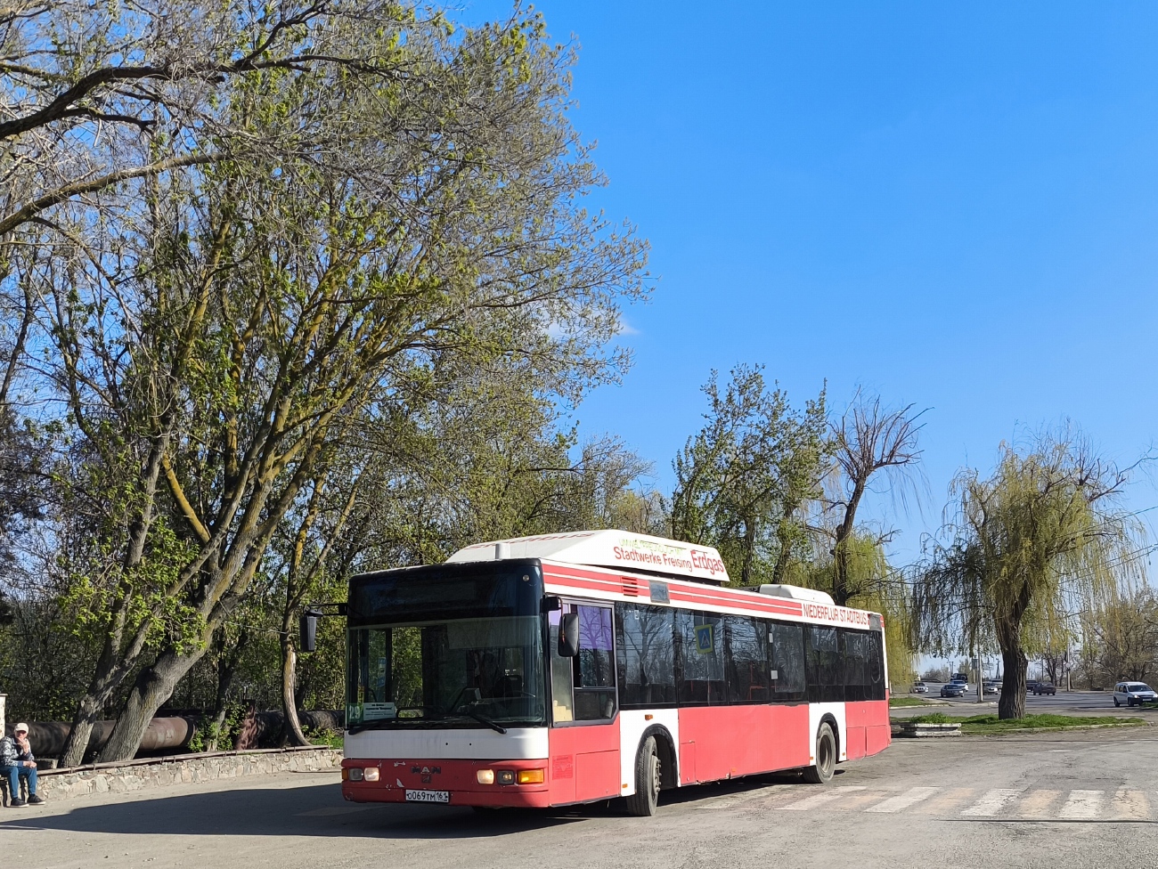 Ростовская область, MAN A21 NL**3 CNG № О 069 ТМ 161