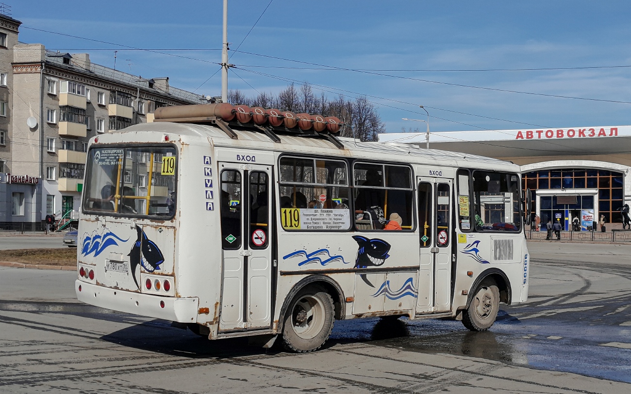 Томская область, ПАЗ-32054 № К 780 ХТ 70