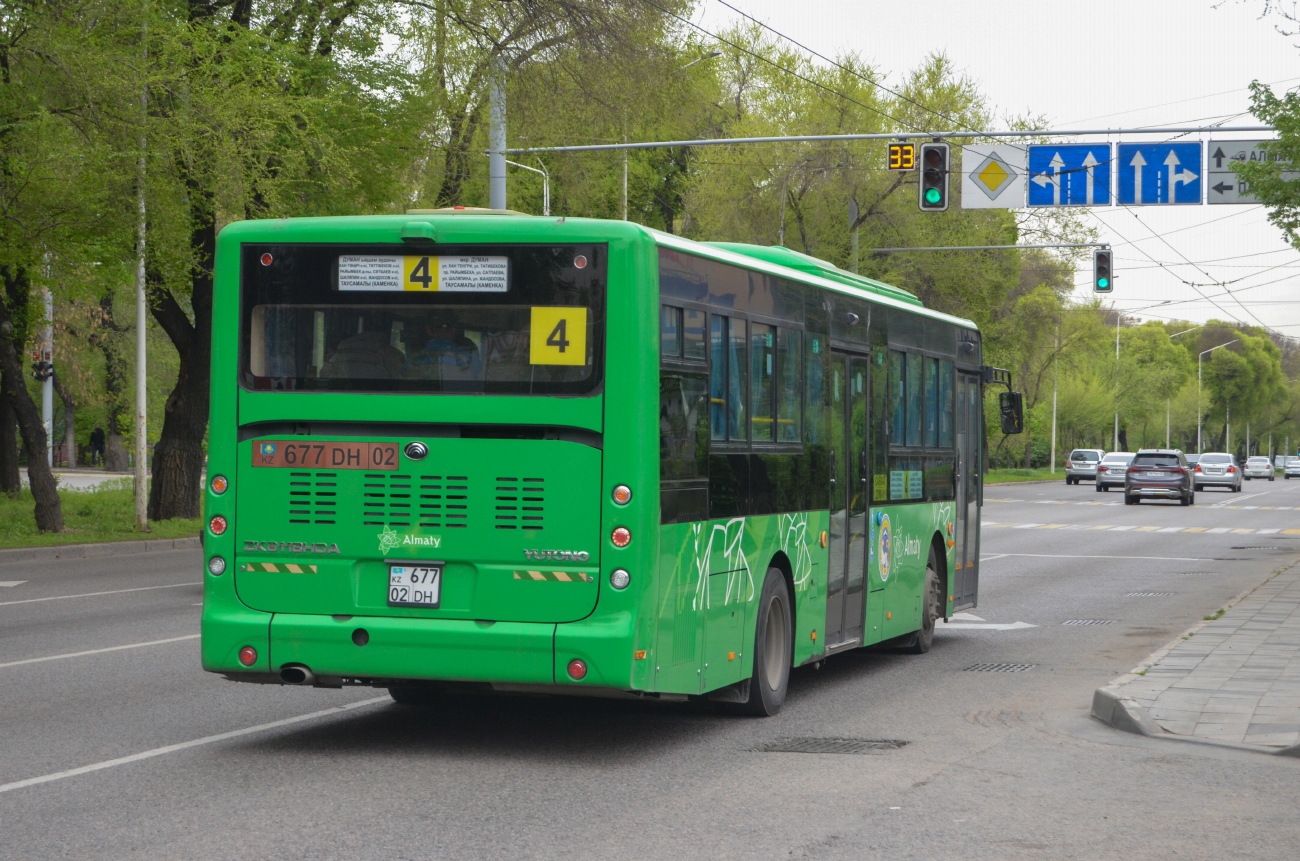 Алматы, Yutong ZK6118HGA (QazTehna) № 677 DH 02 Алматы, Yutong ZK6118HGA (QazTehna) № 677 DH 02