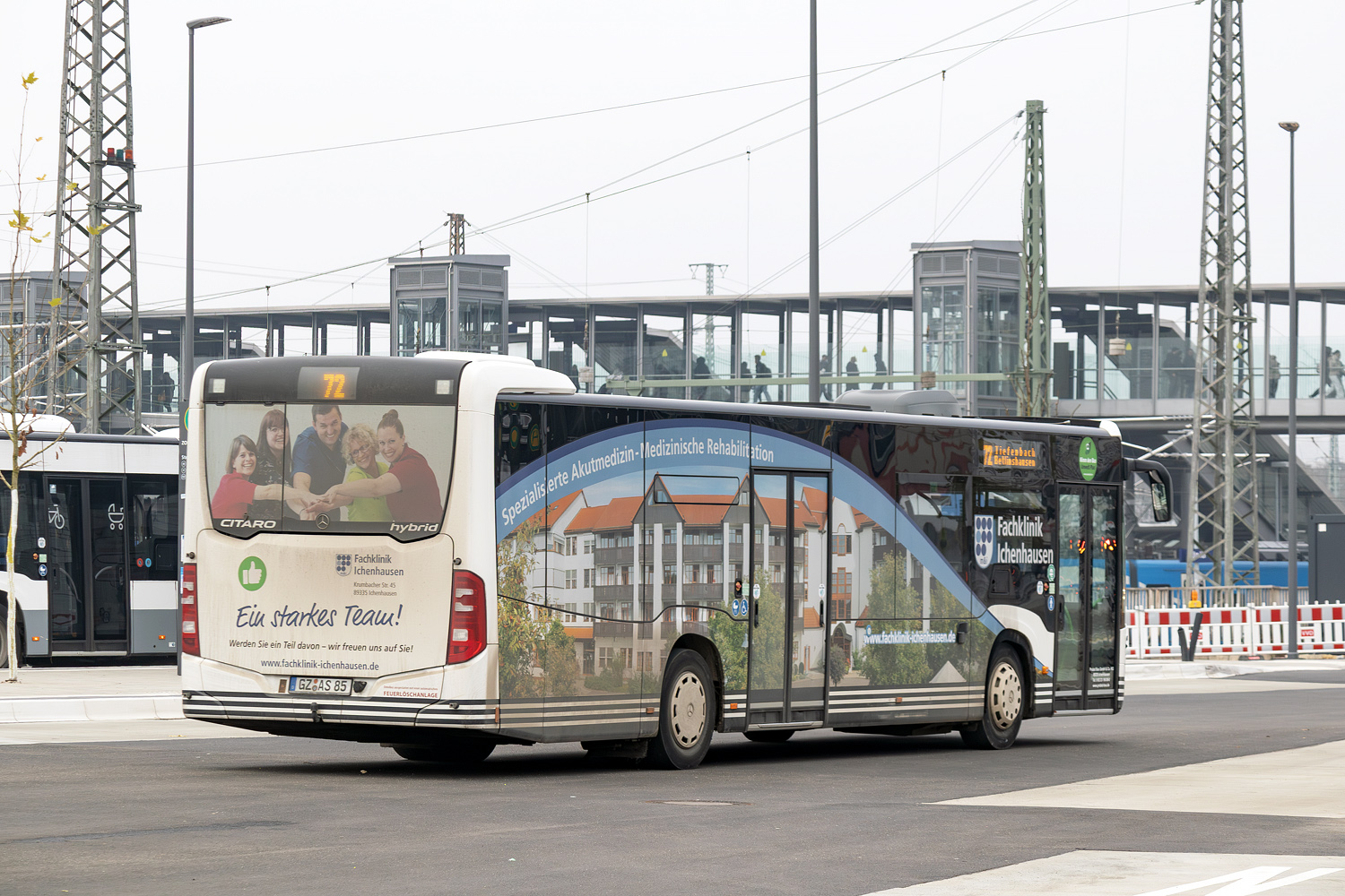 Бавария, Mercedes-Benz Citaro C2 hybrid № GZ-AS 85