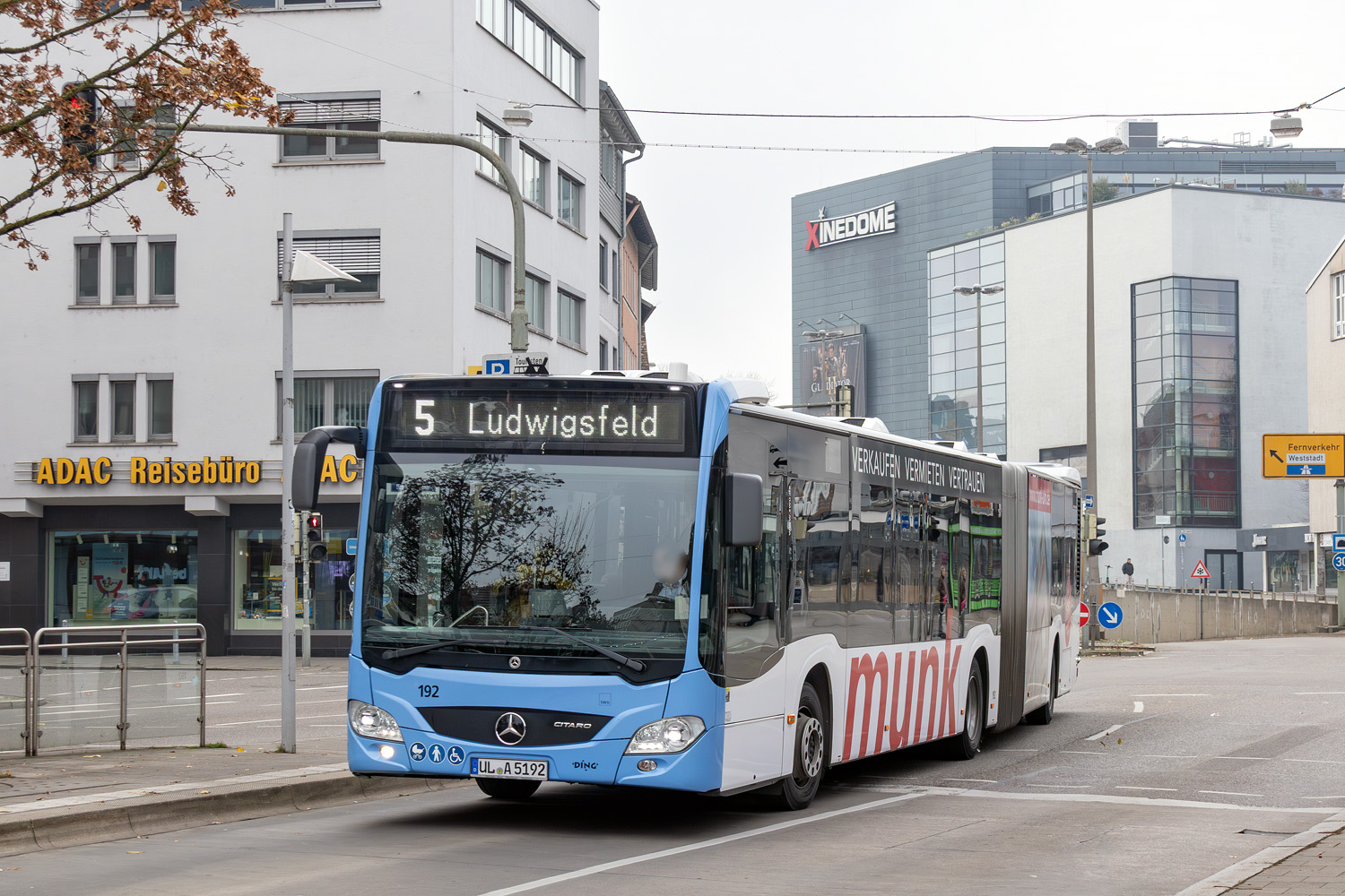 Баден-Вюртемберг, Mercedes-Benz Citaro C2 G hybrid № 192