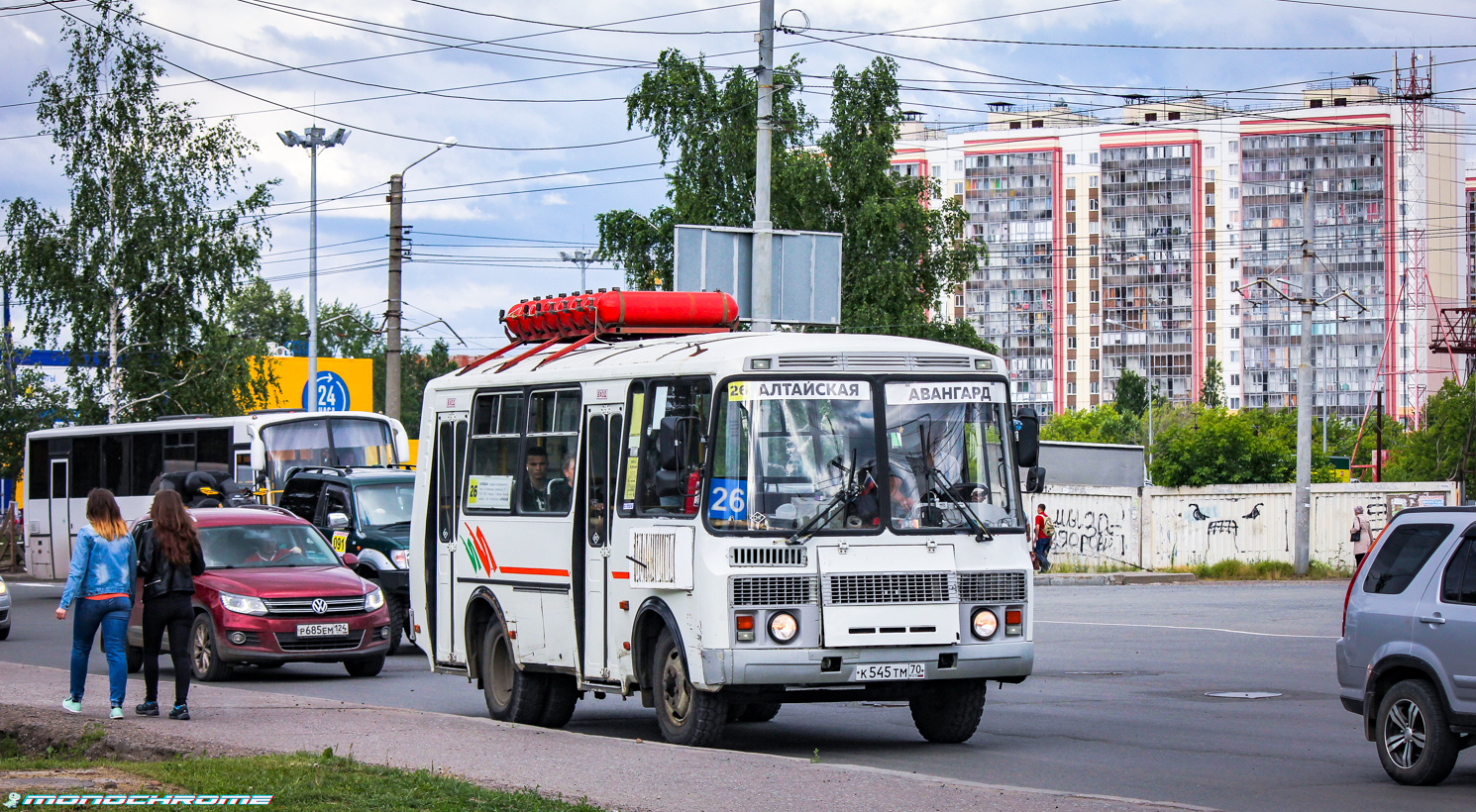 Томская область, ПАЗ-32054 № К 545 ТМ 70