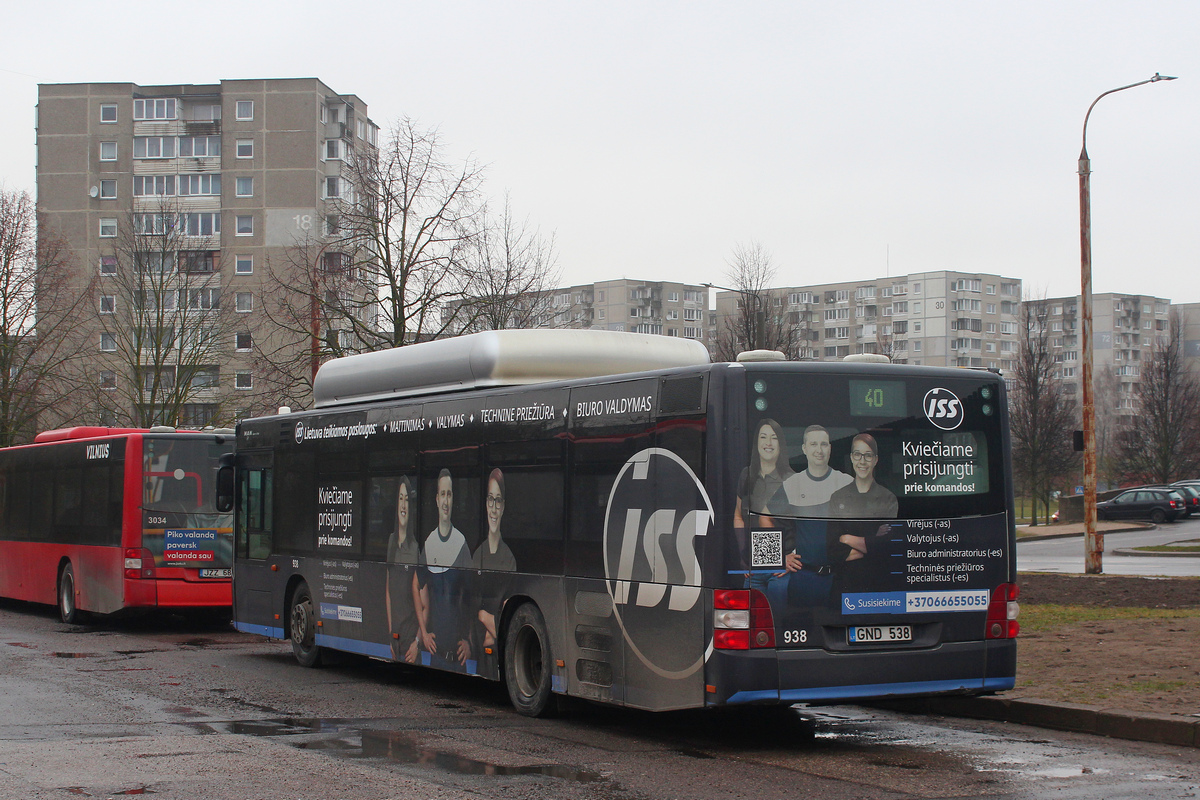 Литва, MAN A21 Lion's City NL273 CNG № 938