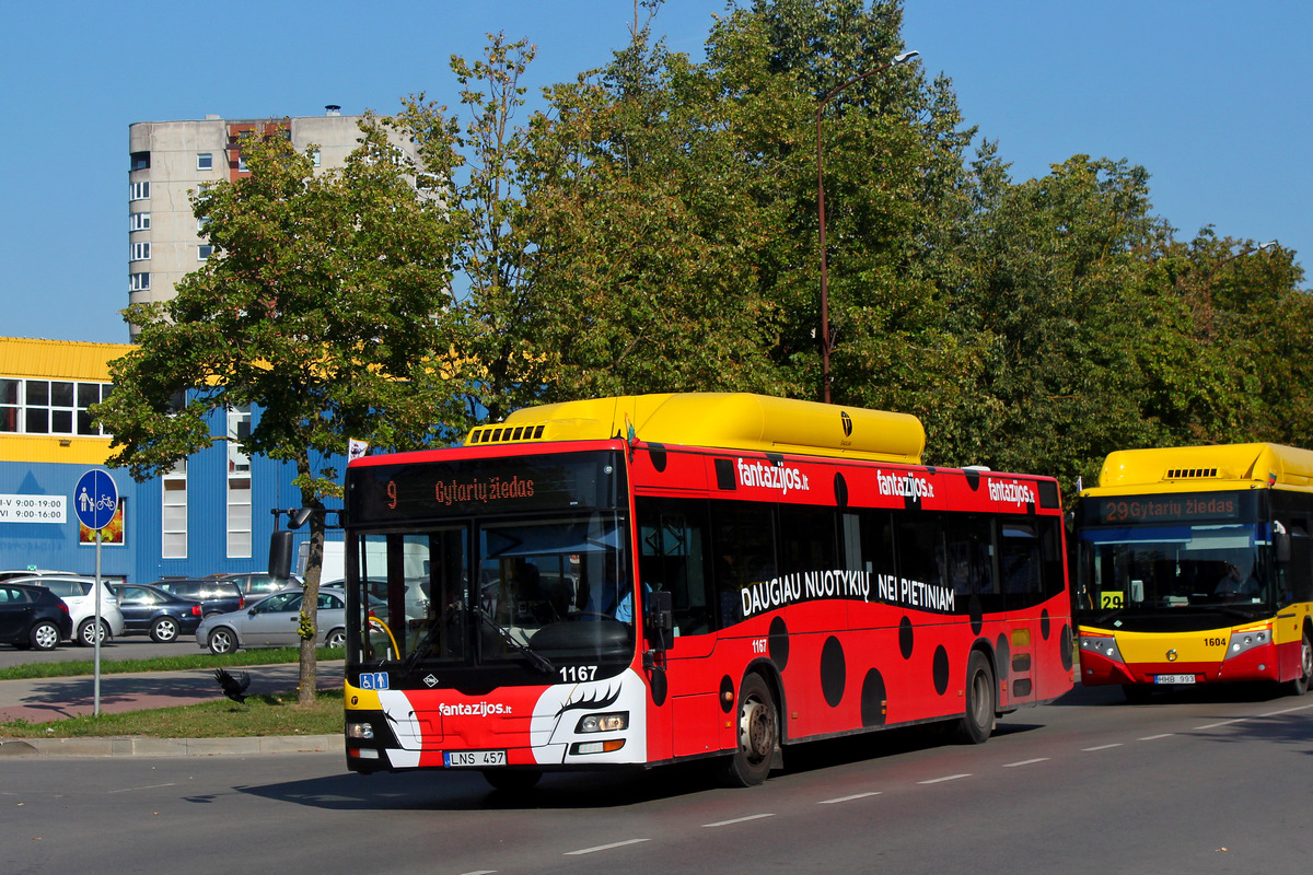 Литва, MAN A21 Lion's City NL243 CNG № 1167