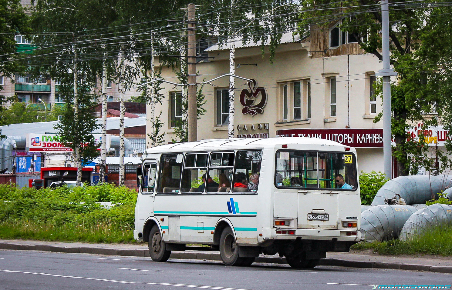 Томская область, ПАЗ-32054 № О 595 КХ 70