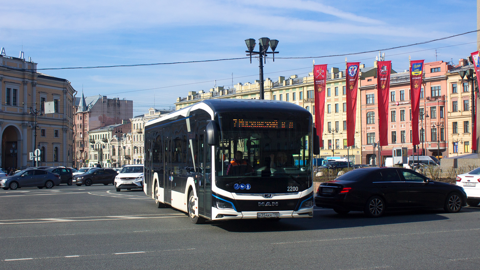 Санкт-Петербург, MAN 12C Lion's City 12 E NL367 № 2200