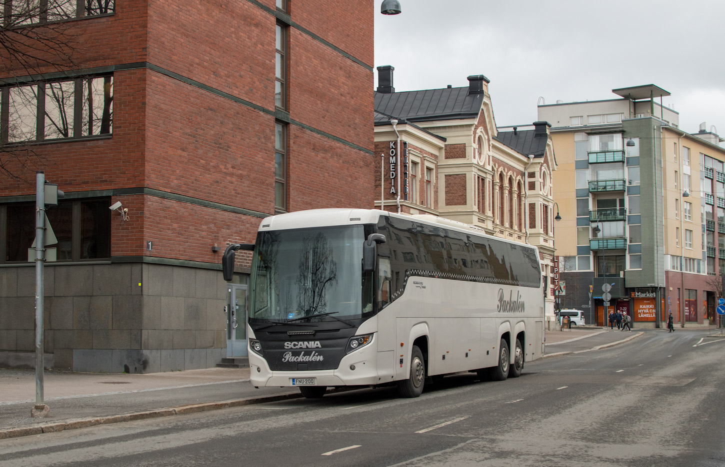 Финляндия, Scania Touring HD 13.7 № FNU-200 Финляндия, Scania Touring HD 13.7 № FNU-200