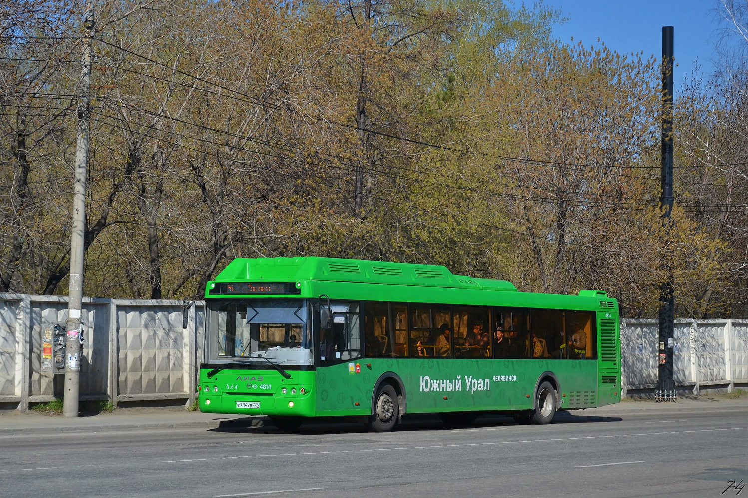 Chelyabinsk region, LiAZ-5292.67 (CNG) Nr. 4814