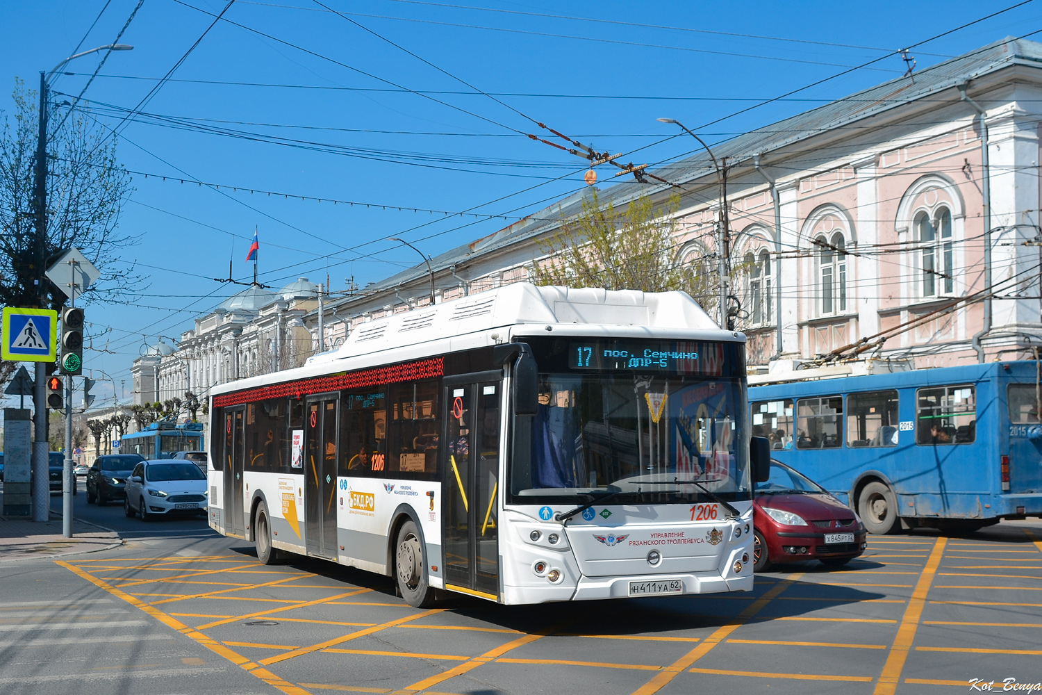 Рязанская область, ЛиАЗ-5292.67 (CNG) № 1206