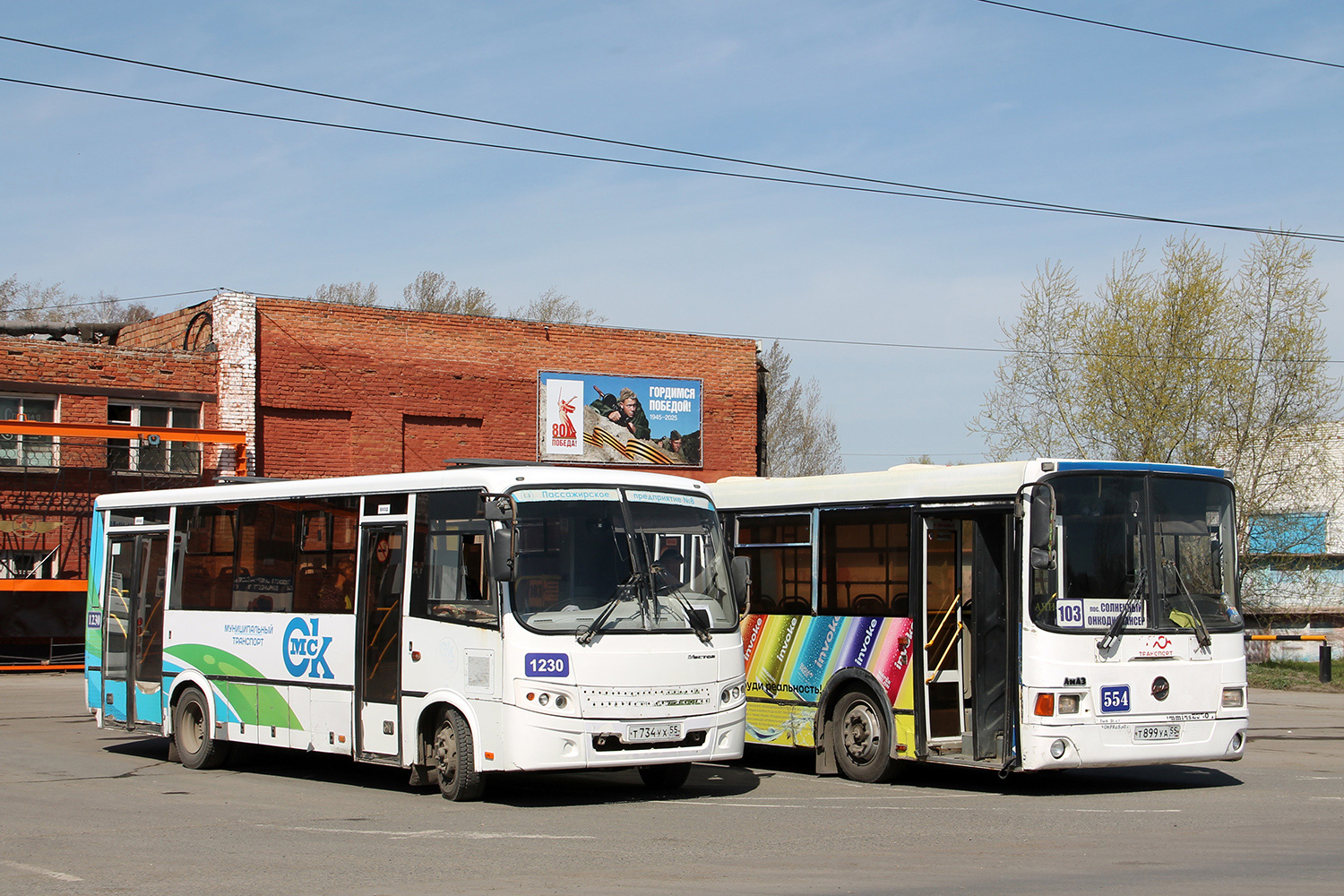 Омская область, ПАЗ-320414-04 "Вектор" (1-2) № 1230