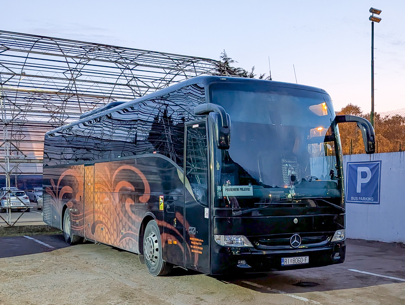 Хорватия, Mercedes-Benz Tourismo II 15RHD № RI 8060-F