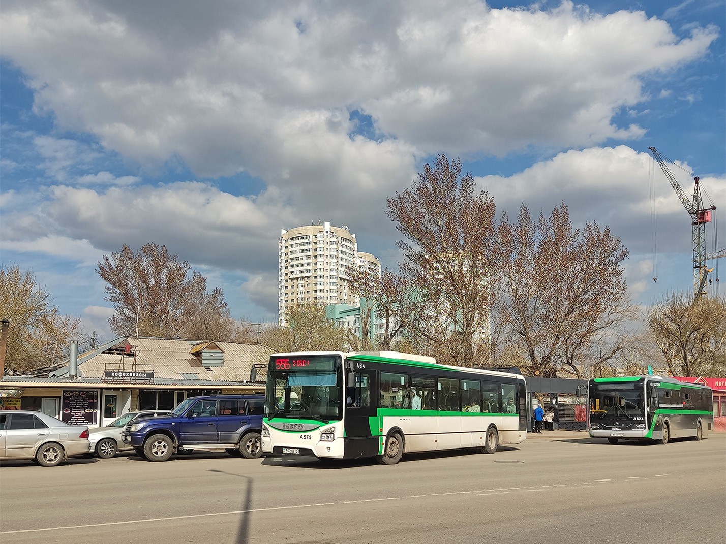 Астана, IVECO Urbanway 12M (СарыаркаАвтоПром) № A574