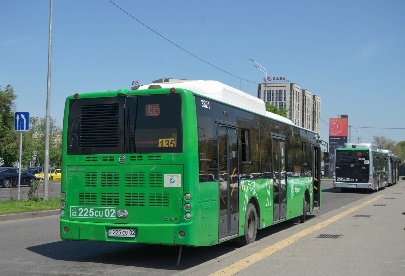Алматы, Golden Dragon XML6125CN (Hyundai Trans Auto) № 3821