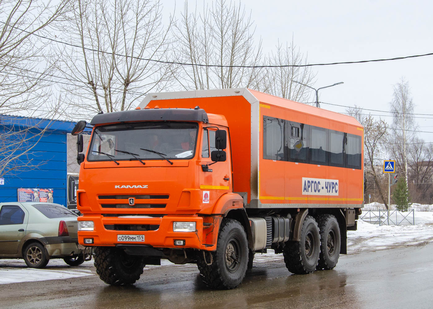 Пермский край, КамАЗ-42261 (КамАЗ-43502) № О 099 ММ 159