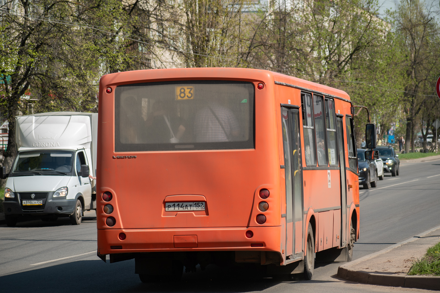 Нижегородская область, ПАЗ-320414-05 "Вектор" № Р 114 АТ 152