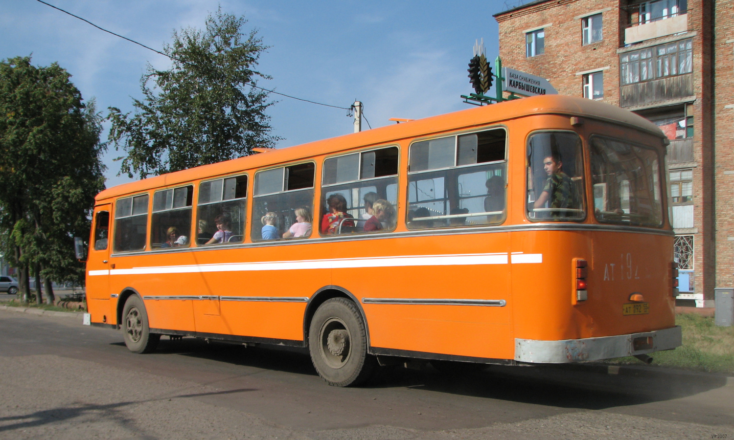 Obwód omski, LiAZ-677M Nr 14