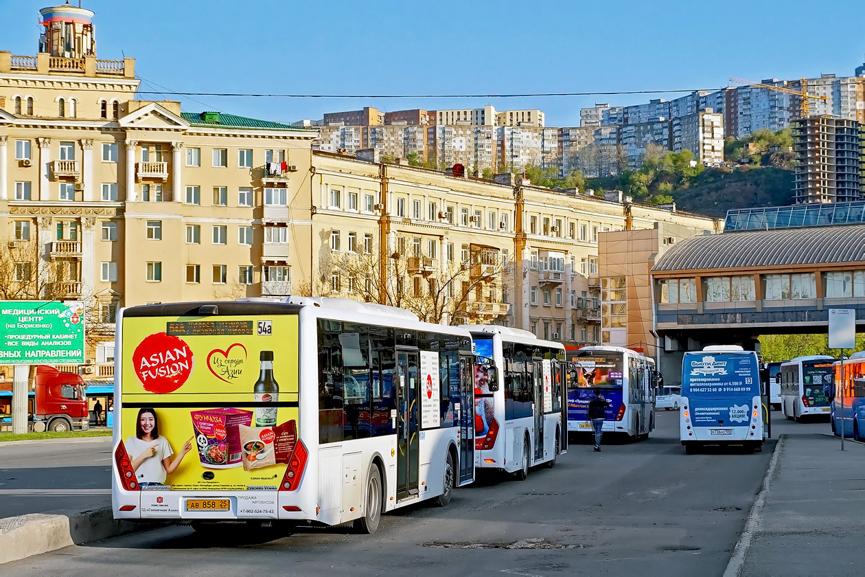 Приморский край, Zhong Tong LCK6105HG № АВ 858 25; Приморский край, Zhong Tong LCK6105HG № АВ 859 25; Приморский край, СИМАЗ-2258 № К 736 НО 125