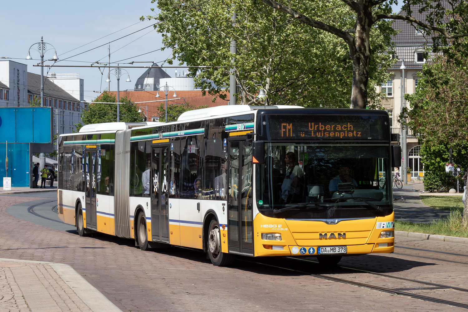 Гессен, MAN A23 Lion's City G NG323 № 378
