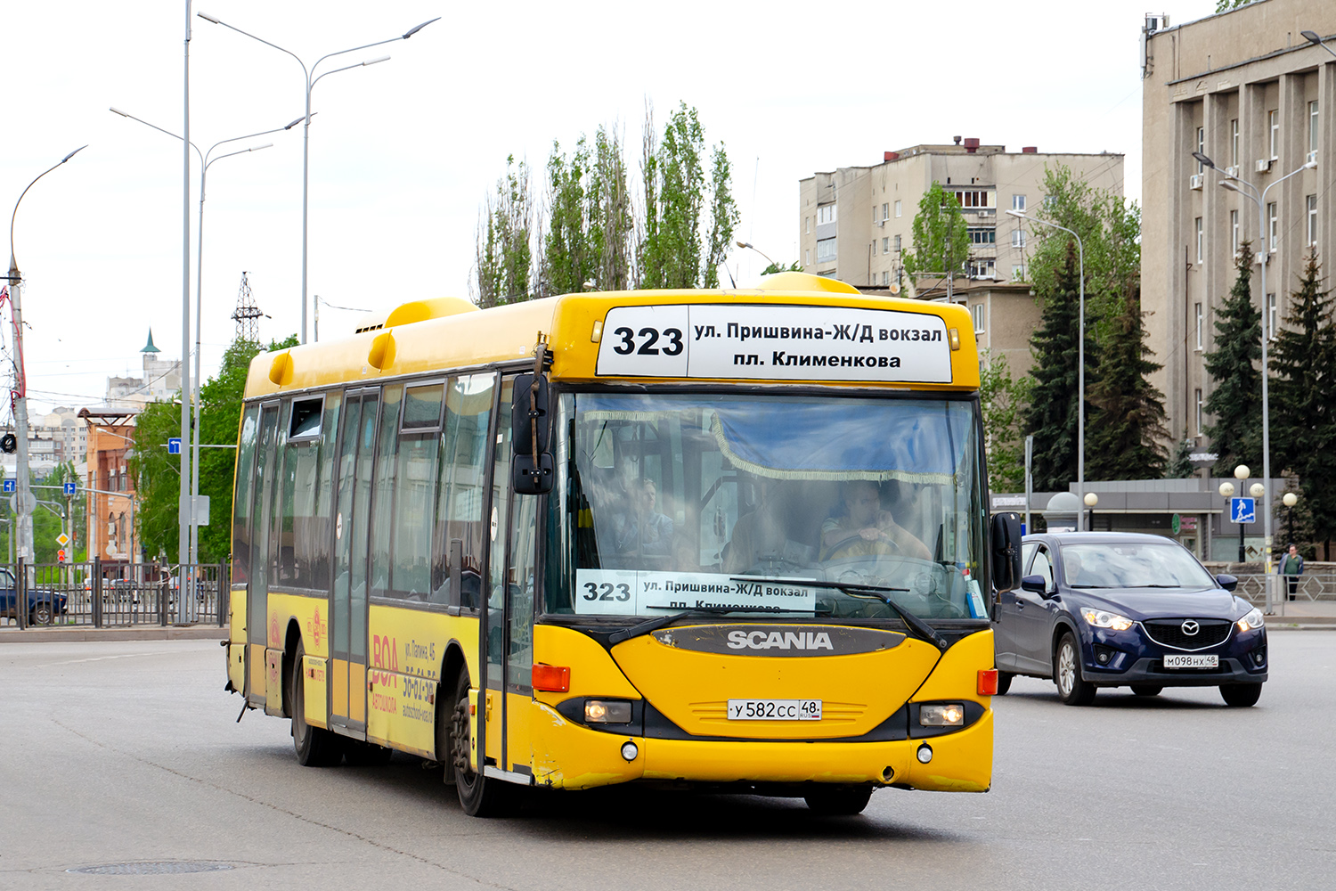 Липецкая область, Scania OmniLink I (Скания-Питер) № У 582 СС 48