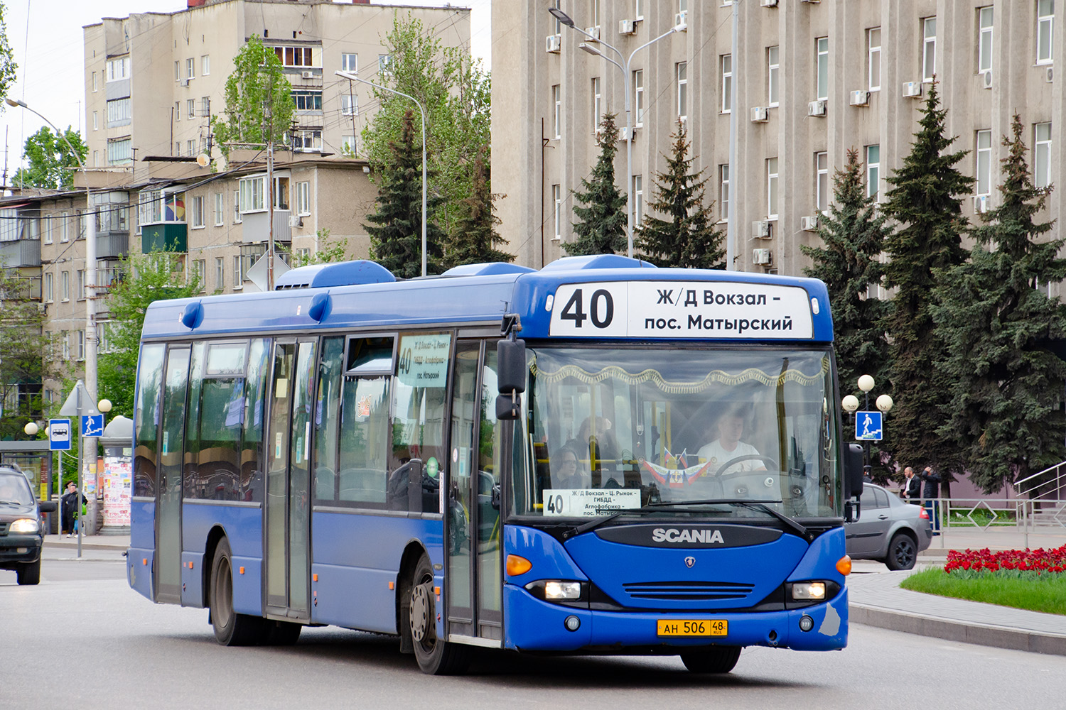 Липецкая область, Scania OmniLink I (Скания-Питер) № АН 506 48
