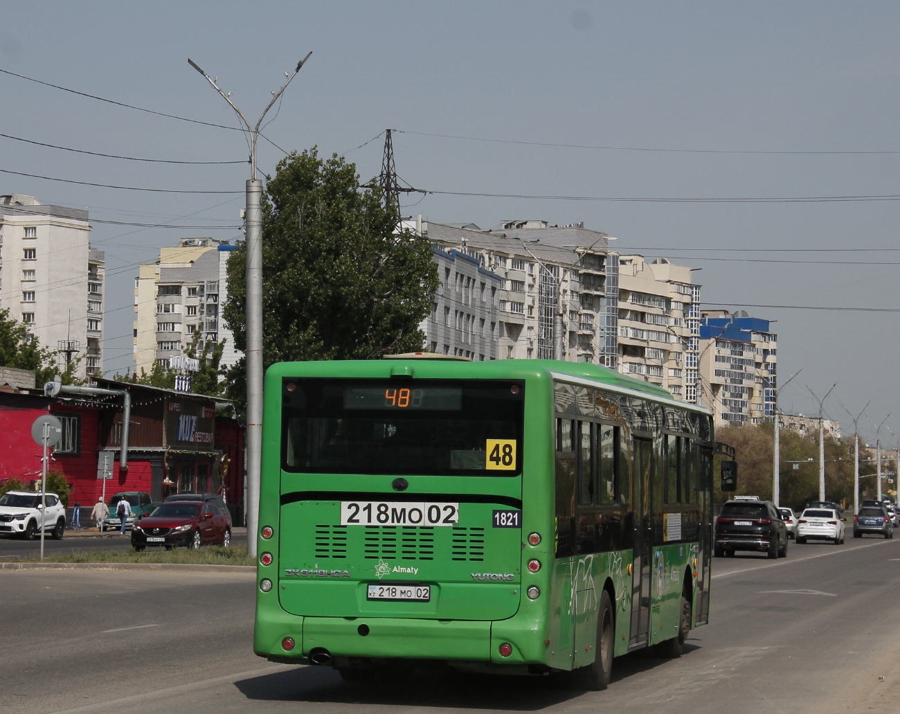Алматы, Yutong ZK6118HGA № 1821 Алматы, Yutong ZK6118HGA № 1821