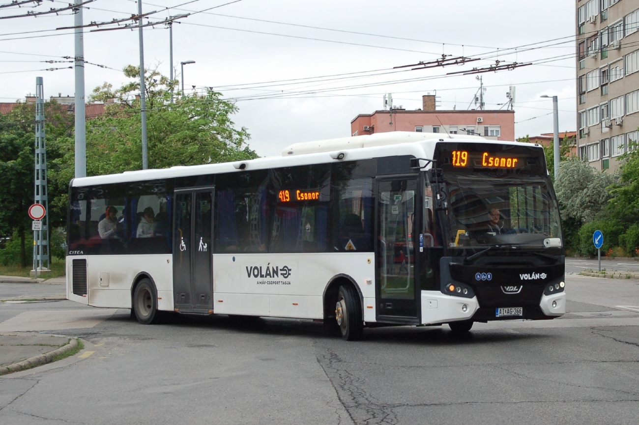 Венгрия, VDL Citea LLE-120.225 № AI AG-366