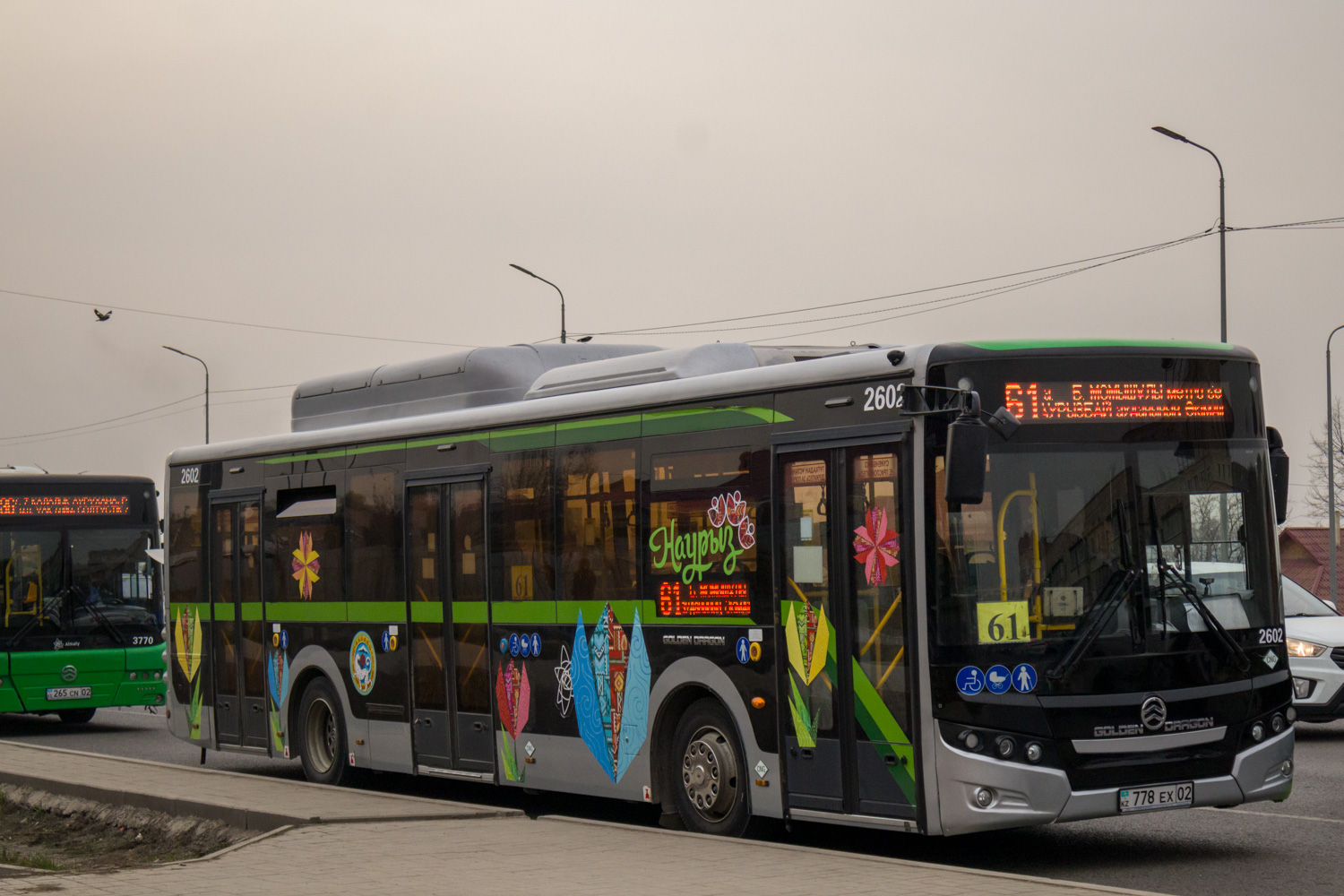Алматы, Golden Dragon XML6125CN (Hyundai Trans Auto) № 2602