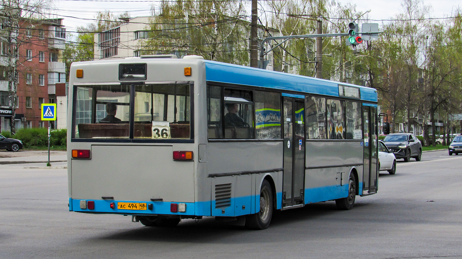 Липецкая область, Mercedes-Benz O405 № АС 494 48