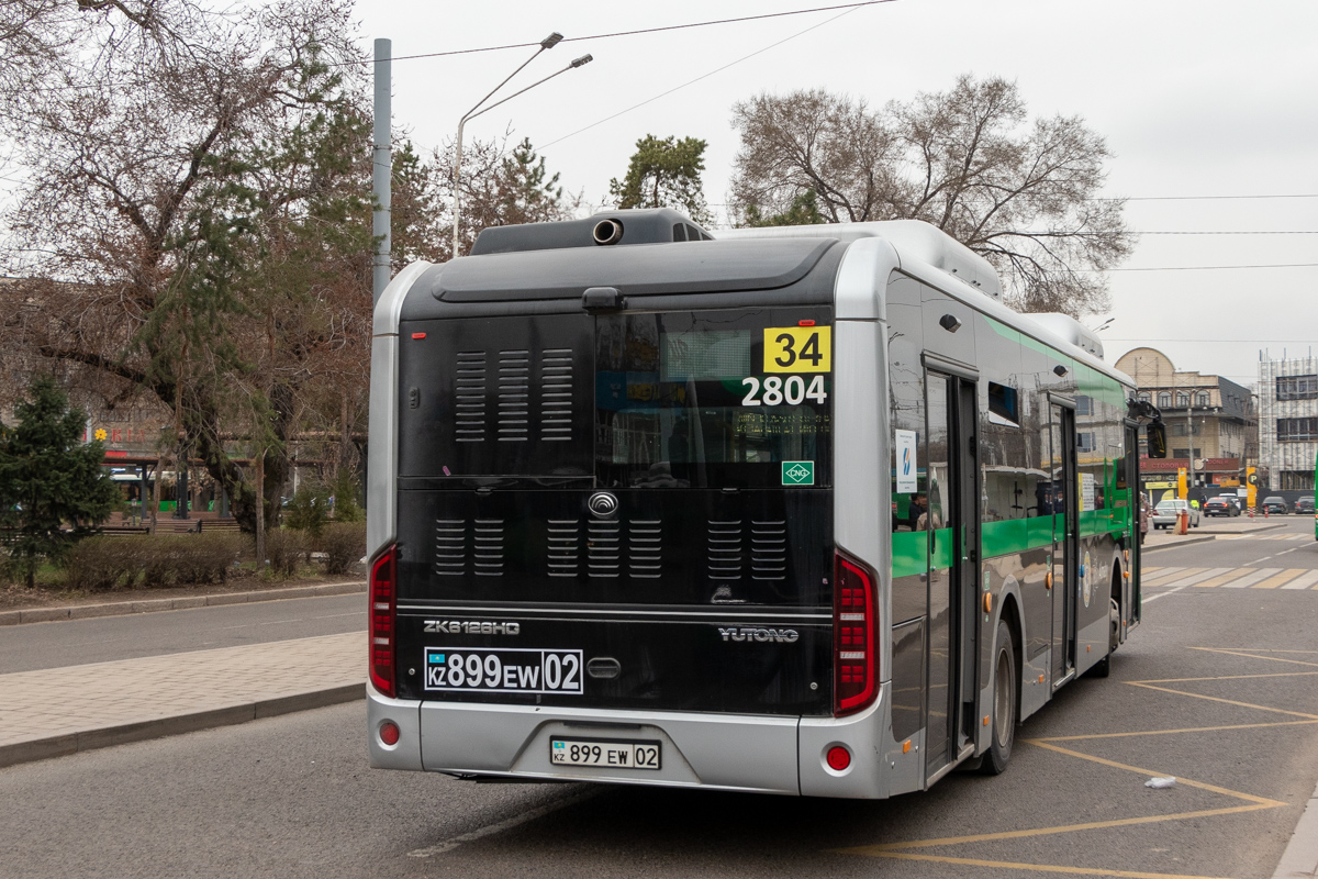 Almaty, Yutong ZK6126HG (QazTehna) Nr. 2804