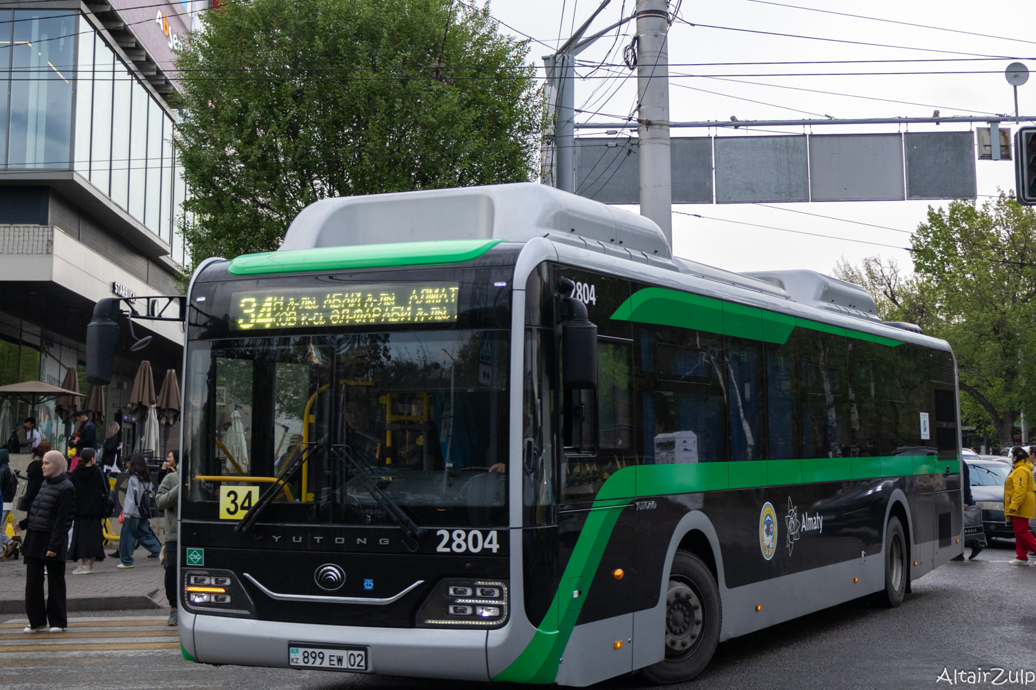 Алматы, Yutong ZK6126HG (QazTehna) № 2804