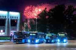 Moskau, LiAZ-6274 # 430351; Moskau, LiAZ-5292.65 # 1322017; Moskau, KAMAZ-6282 # 431403; Moskau, KAMAZ-6282 # 431534; Moskau — Bus stations