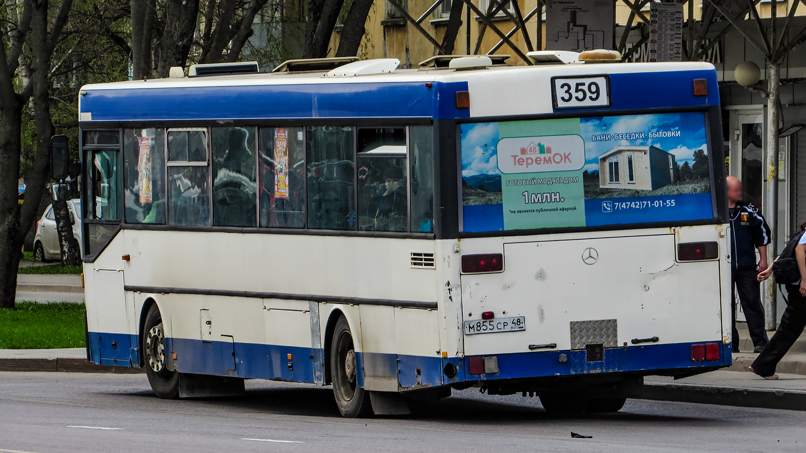 Липецкая область, Mercedes-Benz O405 № М 855 СР 48